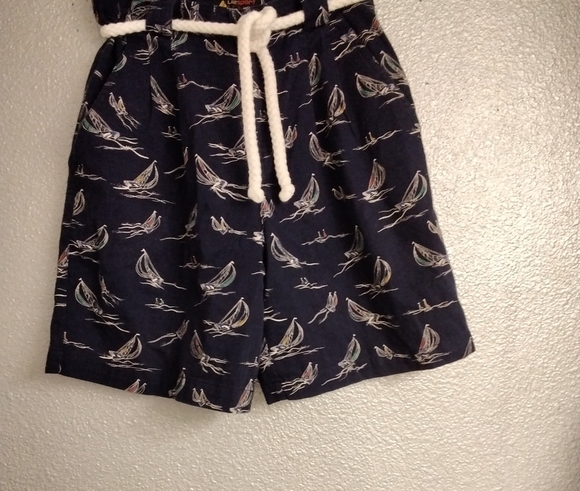 VINTAGE  LIZ SPORT PETITE NAUTICAlL SHORTS - Picture 1 of 3